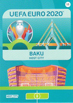 Baku Azerbaijan Panini UEFA EURO 2020 CORE - Host City #011